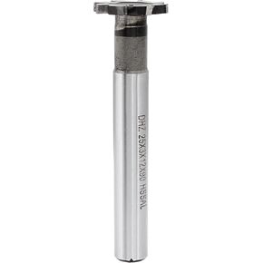 T Slot Cutter End Mill, Carbide t End Mill, 6 Flutes T-Slot Cutter Router Bit for Stainless Steel Copper Aluminum (25 * 3 * 90mm)