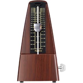 Mechanical metronome, piano sound, big guitar, violin, drum kit, instrument, universal rhythmologist (Musical Instrument Universal【Mahogany color】)