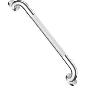 32 Inch Anti Slip Shower Grab Bar, Munzong 2 Pack Stainless Steel Bathroom Grab Bar, Brushed Nickel Knurled Bathroom Balance Bar,Safety Hand Rail Support Handicap Elderly Senior Assist Bath Handle
