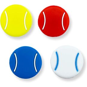Tennis Racket Vibration Dampener, 3 Designs(4-6 Packs), Racket String Shock Absorber, Great Tennis Gift