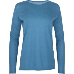 Hot Chillys Women's Pepper Bi-Ply Crewneck Top-Midweight Relaxed Fit Base Layer Thermal Training Cold Weather Long Sleeve Top