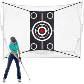 Golf Target Cloth, 3' x 5' Golf Target for Net Replacement Golf Hitting Net Target with 4 Pcs Adjustable Straps for Golf Practice Training Aids Indoor Outdoor