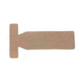 Briggs 265031 Stein's Moleskin Turf Toe Straps, Tan, Pack of 100