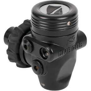 Dive Rite FT1 First Stage Fixed Turret DIN Regulator Black