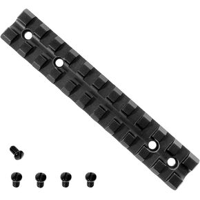 Low Profile Picatinny Rail Mount for 10/22 Scope Mounts 11 Slots for Red Dots Mounting, optics and Scopes, Magnifiers