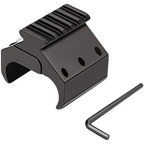 Gotical Tactical Double Barrel Shotgun Mount w/ 5 Slot 20/21 Picatinny Rail, Shotgun Accessories for Laser Sight Flashlight Light Mount (1 Piece)