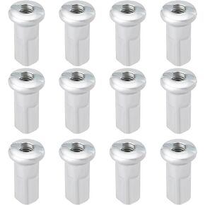 The Lord of the Tools 80pcs Bicycle Spoke Nipples 2.6mm Mountain Bike Spoke Nipples Wheel Spoke Nipples for Bicycle Motorcycle Electric Vehicle 13mm/12g Silver