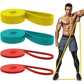 Resistance Bands Set, Pull Up Bands - Workout Bands, Eexercise Bands, Long Resistance Bands Set for Working Out, Fitness, Training, Physical Therapy for Men Women