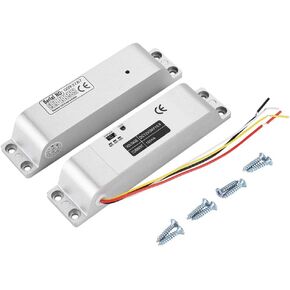 DC12V Magnetic Lock 1000KG Electric Drop Door Lock Induction Gate Entry Access Control,Suitable All Door Types for Home Security