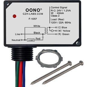 AC120V On/Off Switching Electric Heating Relay with Built-in 24V Transformer, OONO F-1057