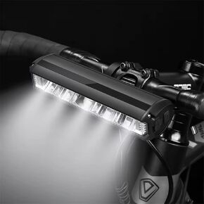 Bike Lights, 4500 Lumen Bicycle Light with 6 Modes, USB Rechargeable Bike Headlight with Phone Holder, Wide Beam Bike Lights for Night Riding