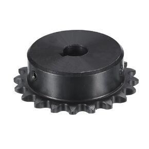uxcell #35 Chain Roller Sprocket B Type, 1/2" Bore 20 Tooth Single Strand Chain Sprocket, Carbon Steel, Keyway with Set Screws