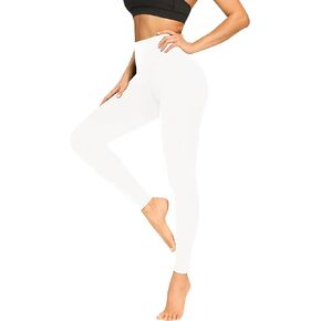 FULLSOFT Soft Leggings for Women - High Waisted Tummy Control No See Through Workout Yoga Pants