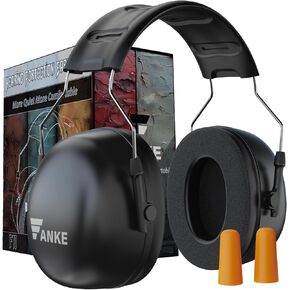 Fanke Noise Cancelling Hearing Protection Earmuffs SNR37 Ear Muffs for Noise Reduction with Dust Bag for Shooting Mowing