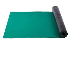 uyoyous 23'' x 118'' Rubber ESD Soldering Mat Roll, High Temperature Workbench Mat, Large Anti-Static Grounding Desk Mat, Electrostatic Discharge Protection Mat for Phone, PC, Tablet