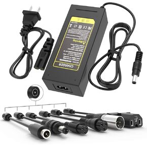 54.6V 2A Fast Charger with 7 Plugs Universal for 13S 48V Lithium Battery, BOEEA Electric Scooter Li-ion Battery Charger Replacement