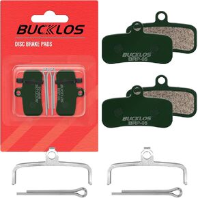 BUCKLOS Bike Brake Pads - Bicycle Disc Brake Pads for Shimano D02S D03S Saint BR-M810 M820 M6120 Deore XT M8020 M8120 ZEE M640 XTR M9120 SLX M7120 Tektro HD M735 M750 TRP SL Slate T4 G-Spec Quadiem