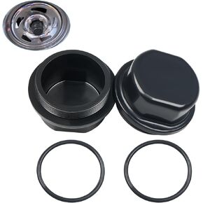 غطاء محور محمل المقطورة JDMON متوافق مع Ranger Trail، قارب المقطورة، Vortex، E-Z استبدال 81143 48355V K71-G01-73 21-261 مع حلقة O (2) in Kuwait