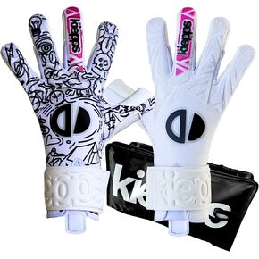 Aerolite Pro Soccer Goalie Gloves Adult - Best Grip for Wet or Dry Weather - Pro Youth Goalie Gloves - Soccer Goalie Gloves Kids Men Women GK Gloves - Professional Goalkeeper Gloves
