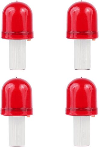 BATTIFE 4 Pack Traffic Cone Flasher Warning LED Light, Roadblock Lamp 360 Degree Visible with 3 Flashing Modes for Collapsible Traffic Safety Cones, Parking, Camping and Emergency in Saudi Arabia