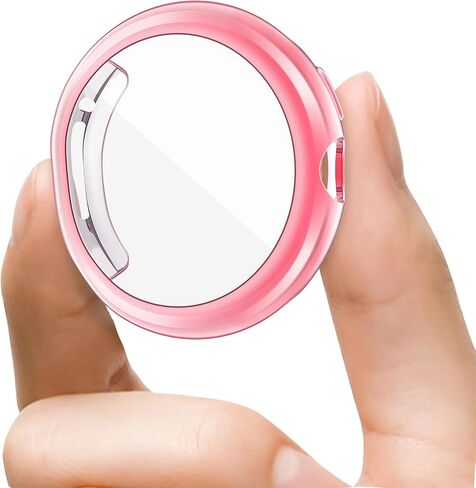 RICHONE [5Pack] Compatible with Google Pixel Watch 3 (45mm) Screen Protector Cases High Sensitivity Lightweight Anti-Fall Face Covers Google Smart Watch Accessories for Women Men (Pixel 3 Watch 45MM) in Kuwait