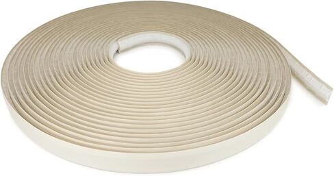 InstaTrim New & Improved Caulk Trim -10ft Ivory 3/4" Wide Caulk Tape - Adhesive Trim with Many Uses Including Caulking for Bathroom, Sinks, and Windows - Made in USA in Saudi Arabia