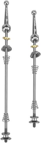 BESNIN دراجة سريعة الإصدار زوج واحد من أسياخ الدراجة الأمامية والخلفية سريعة الإصدار لمعظم الدراجات أسود/أحمر/فضي in Kuwait