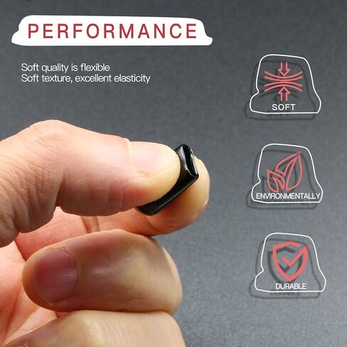 120PCS Screw Thread Protectors 3mm ID Rubber End Caps Vinyl Flexible End Caps Round Tube Bolt Cap (Black, 120PCS) in Saudi Arabia