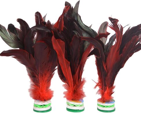 Baitaihem Colorful Kick Shuttlecock Fancy Chinese Jianzi Foot Sports Outdoor Game, 4 Pack/ 6 Pack in Saudi Arabia