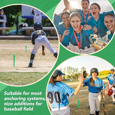 Shappy Base Plug with Tassel Baseball Base Plugs Anchor Baseball Field Heavy Duty Anchor Plugs with Tassel for Baseball Field Drill Softball Bases Accessories in Saudi Arabia