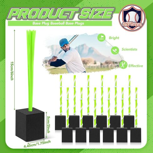 Shappy Base Plug with Tassel Baseball Base Plugs Anchor Baseball Field Heavy Duty Anchor Plugs with Tassel for Baseball Field Drill Softball Bases Accessories in Saudi Arabia