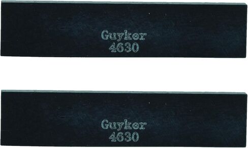 Guyker Blanks Bone Nut, String Pillow Nut Saddles Unslotted Guitar Bridge Nut Replacement Parts Accessories for Mandolin Banjos Ukulele Acoustic Folk Electric Guitar 2 Piece, Black 46x3.8x10mm 4630 in Saudi Arabia