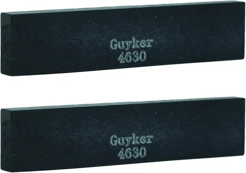 Guyker Blanks Bone Nut, String Pillow Nut Saddles Unslotted Guitar Bridge Nut Replacement Parts Accessories for Mandolin Banjos Ukulele Acoustic Folk Electric Guitar 2 Piece, Black 46x3.8x10mm 4630 in Saudi Arabia