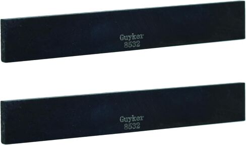 Guyker Blanks Bone Nut, String Pillow Nut Saddles Unslotted Guitar Bridge Nut Replacement Parts Accessories for Mandolin Banjos Ukulele Acoustic Folk Electric Guitar 2 Piece, Black 46x3.8x10mm 4630 in Saudi Arabia