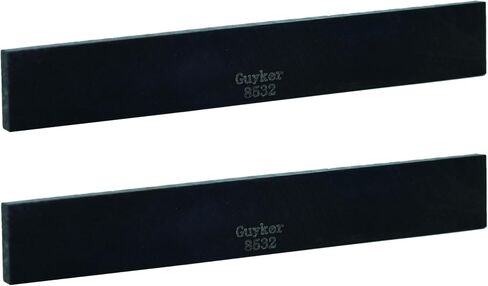 Guyker Blanks Bone Nut, String Pillow Nut Saddles Unslotted Guitar Bridge Nut Replacement Parts Accessories for Mandolin Banjos Ukulele Acoustic Folk Electric Guitar 2 Piece, Black 46x3.8x10mm 4630 in Saudi Arabia