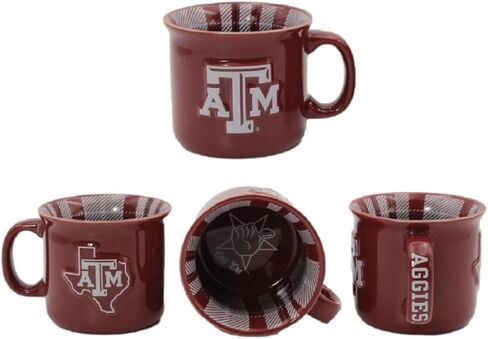Official Custom Ceramic, X-Large 23 OZ, Relief (raised) Mug (Ohio State Buckeyes) in Kuwait