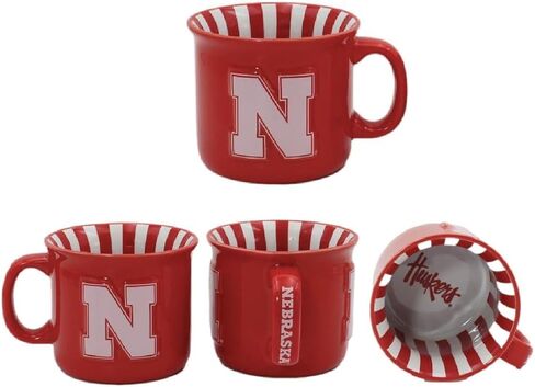 Official Custom Ceramic, X-Large 23 OZ, Relief (raised) Mug (Ohio State Buckeyes) in Kuwait
