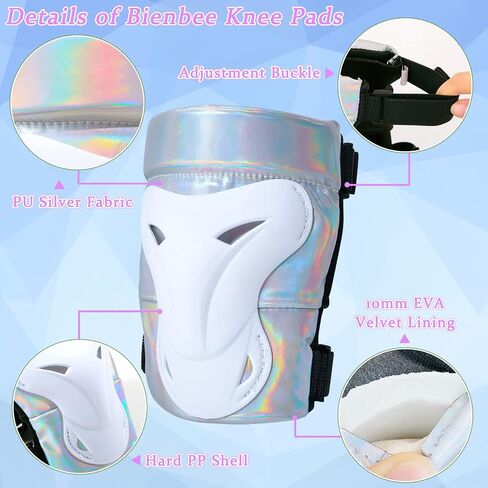 Bienbee Knee Pads for Men, Knee Pads Wrist Guard Knee and Elbow Pads Adult Protective Gear Set for Skateboard, Roller Skating, for Women Men Youth Adult Kids in Saudi Arabia