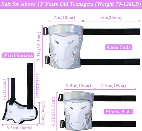 Bienbee Knee Pads for Men, Knee Pads Wrist Guard Knee and Elbow Pads Adult Protective Gear Set for Skateboard, Roller Skating, for Women Men Youth Adult Kids in Saudi Arabia