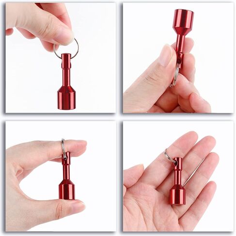 Keychain Magnet for Testing Brass,Keychain Pocket Magnets for Purse with Strong Magnetic Rare Earth Neodymium,Gold,Silver, Jewelry,Ferrous Metals Test Magnet (2PACK-D12mm) in Saudi Arabia