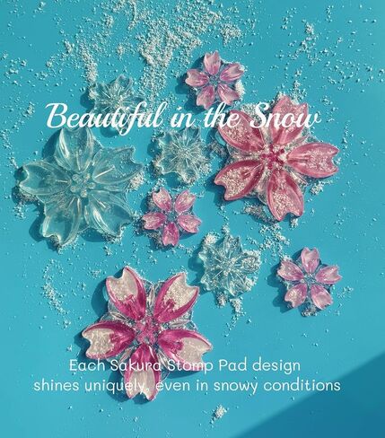 Sakura 3D Snowboard Stomp Pad – Anti-Slip Snowboard Foot Grip for Better Control, Unique Sakura Flower Shape in Saudi Arabia