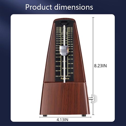 Mechanical metronome, piano sound, big guitar, violin, drum kit, instrument, universal rhythmologist (Musical Instrument Universal【Mahogany color】) in Saudi Arabia