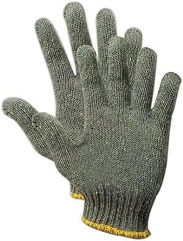 MAGID G178 Grayt Shadow Gray Medium Weight Cotton/Polyester Glove with Knit Wrist Cuff, Work, 9-1/2" Length, Men's Size, Gray (Case of 12) in Saudi Arabia
