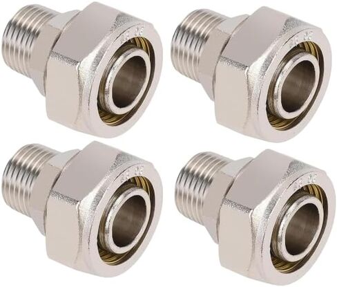 air line kit Maxline M8002 Straight Fitting for 1/2-Inch Tubing with 1/2-Inch Male NPT Thread(Pack of 2) in Saudi Arabia
