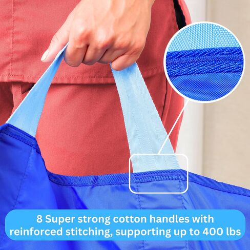 EYRA Positioning Bed Pads for Elderly - 48" x 40" Draw Sheets for Hospital Bed, Reusable & Washable Bed Positioning Pads, Draw Sheets with Handles, Medical Supplies for Elderly & Bed Ridden Patients in Saudi Arabia