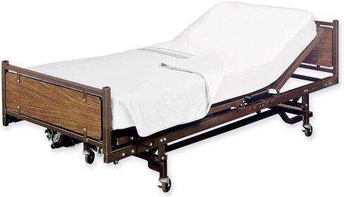 TL Care Health Fitted Hospital Bed Sheet, Fits 84" x 36" x 16" Hospital and Home Care beds, Soft, Durable and Elastic-Free in Saudi Arabia