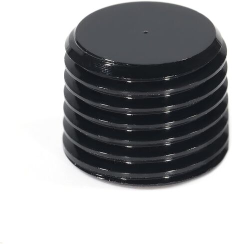 1/4 NPT Male Thread Allen Head Socket Pipe Plug Fitting Aluminum Black（2pcs） in Kuwait