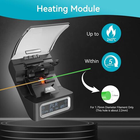 3D Filament Connector SUNLU Official, Up to 240°C Filament Connector for 3D Printer Filament, Compatible with PLA PCL ABS PETG PA/PC Filament, Pack with 200PCS PTFE Sleeve in Saudi Arabia