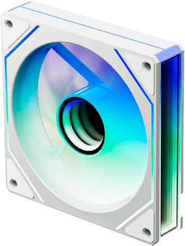 Prism 4 MAX 120mm ARGB case Fan,Infinity Mirror RGB Light Effect 5V 3PIN Motherboard Light Sync 800~1600RPM PWM PC Fan Suitable for Computer Case and CPU Cooler（Black） in Saudi Arabia