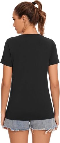 GXXGE Quick Dry Workout Tops for Women Short Sleeve Athletic Tees Breathable Gym Running Yoga T Shirts Sun Protection UPF50+ in Kuwait
